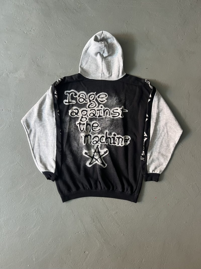 Vintage ‘90s Rage Against The Machine Bombtrack Hoodie - Image 2