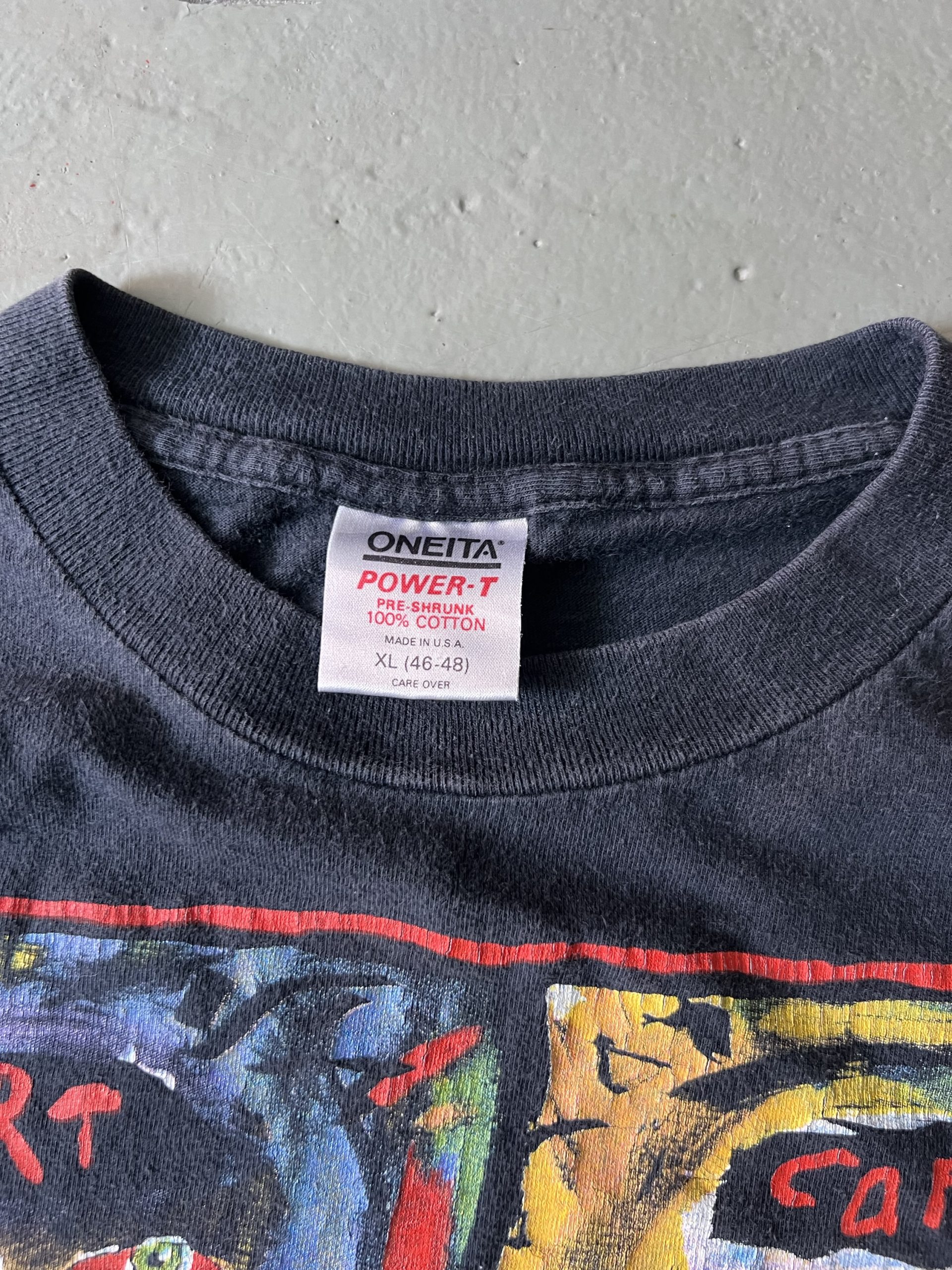 Vintage 1991 Fred Bobb ‘Art Can’t Hurt You’ Art Tee - Image 5