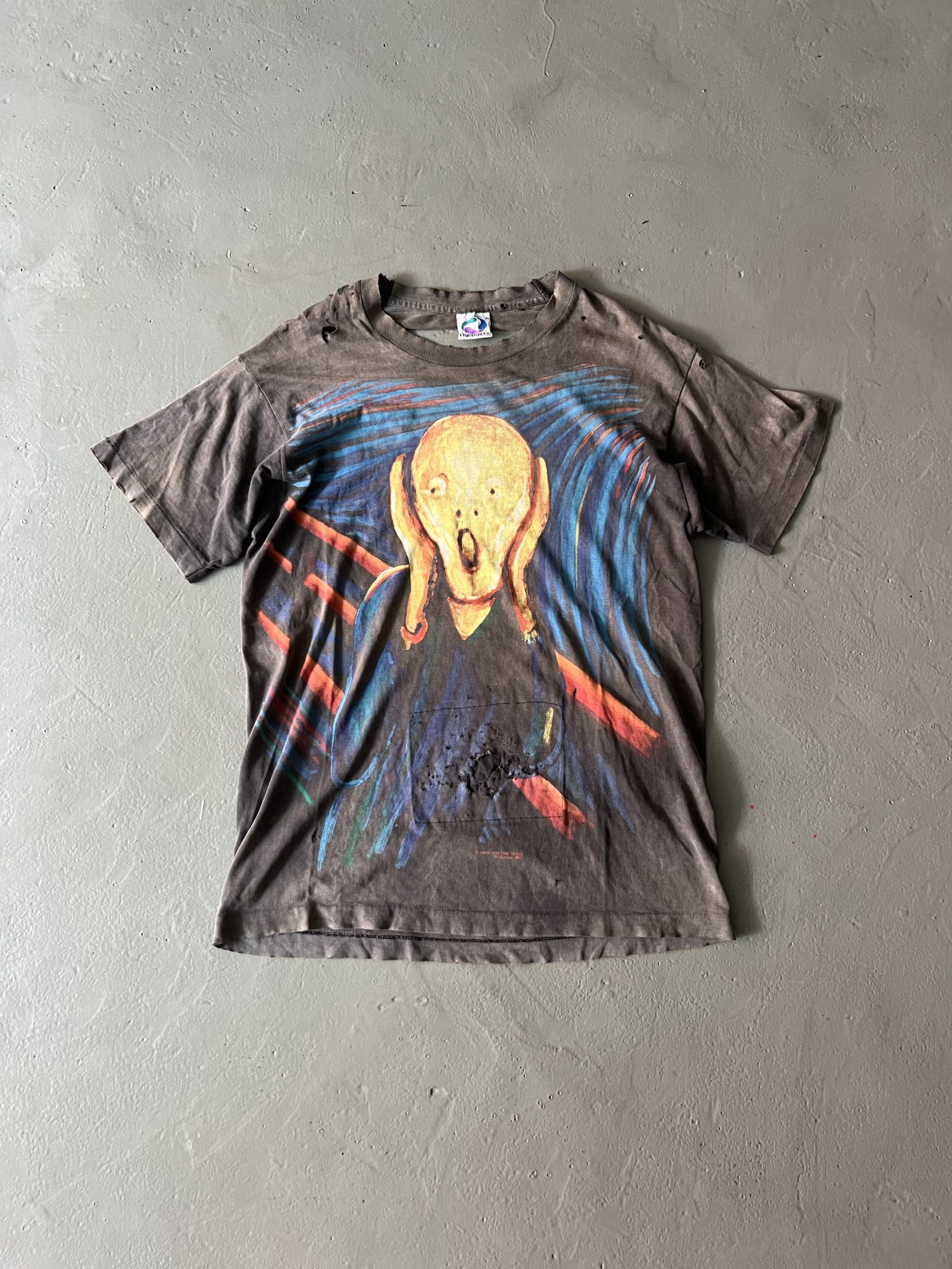 Vintage 1996 Edvard Munch Scream Art Tee