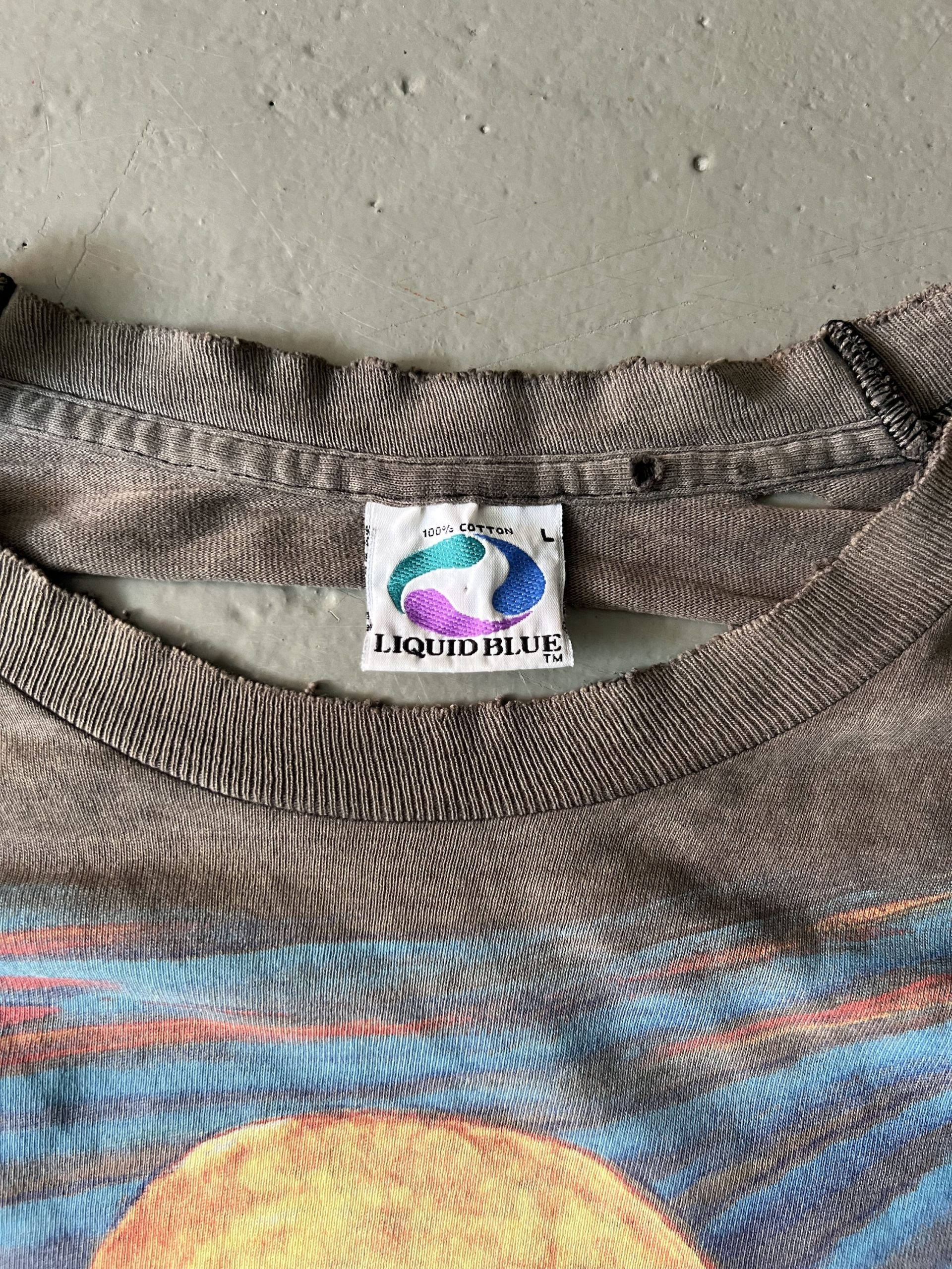 Vintage 1996 Edvard Munch Scream Art Tee - Image 9