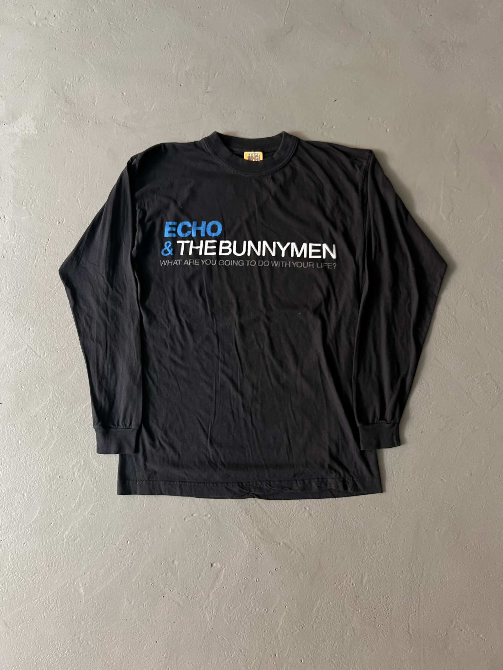 Vintage 1999 Echo & the Bunnymen What Are You Going To Do with Your Life? Euro Tour Long Sleeve