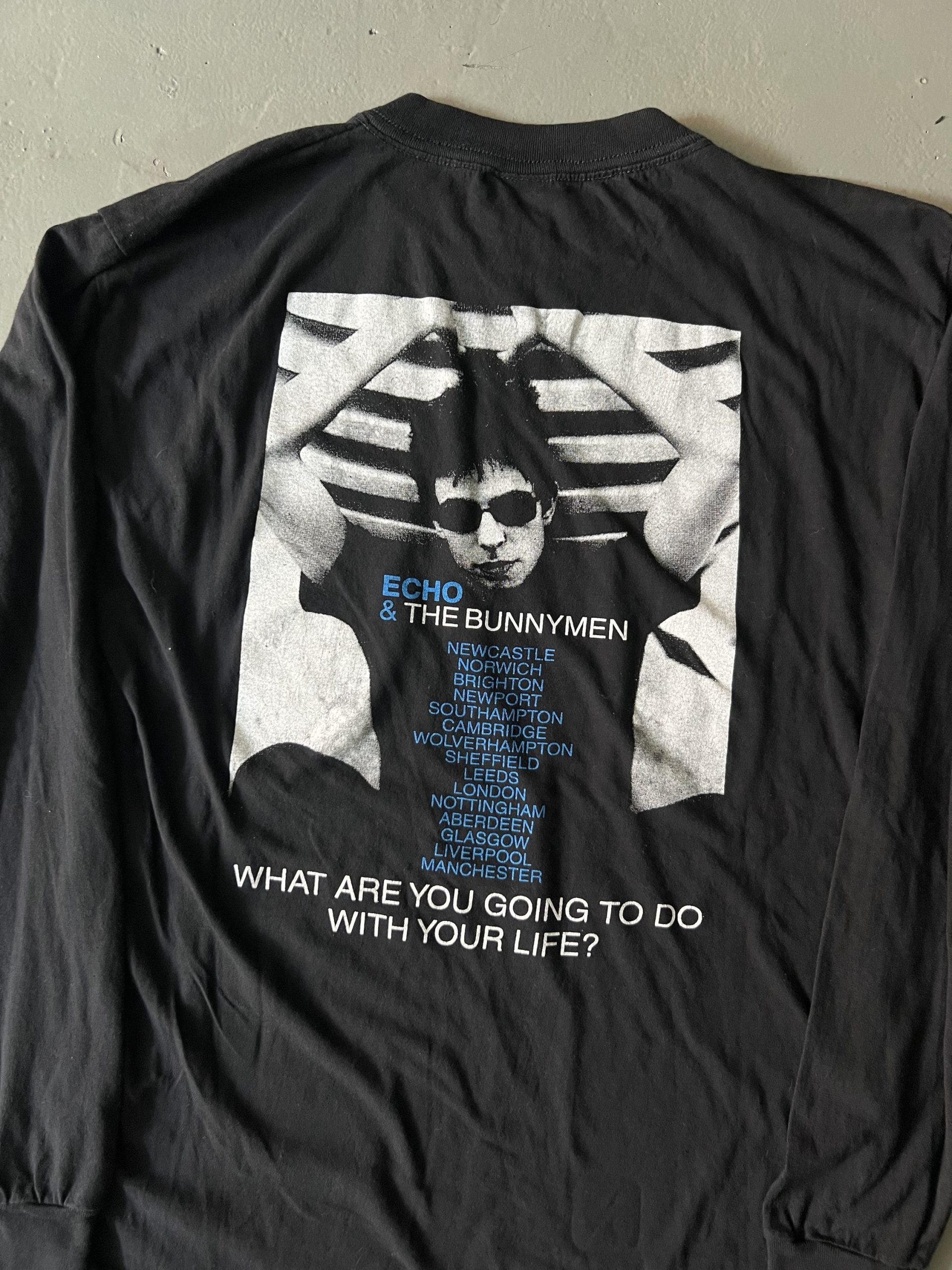 Vintage 1999 Echo & the Bunnymen What Are You Going To Do with Your Life? Euro Tour Long Sleeve - Image 5