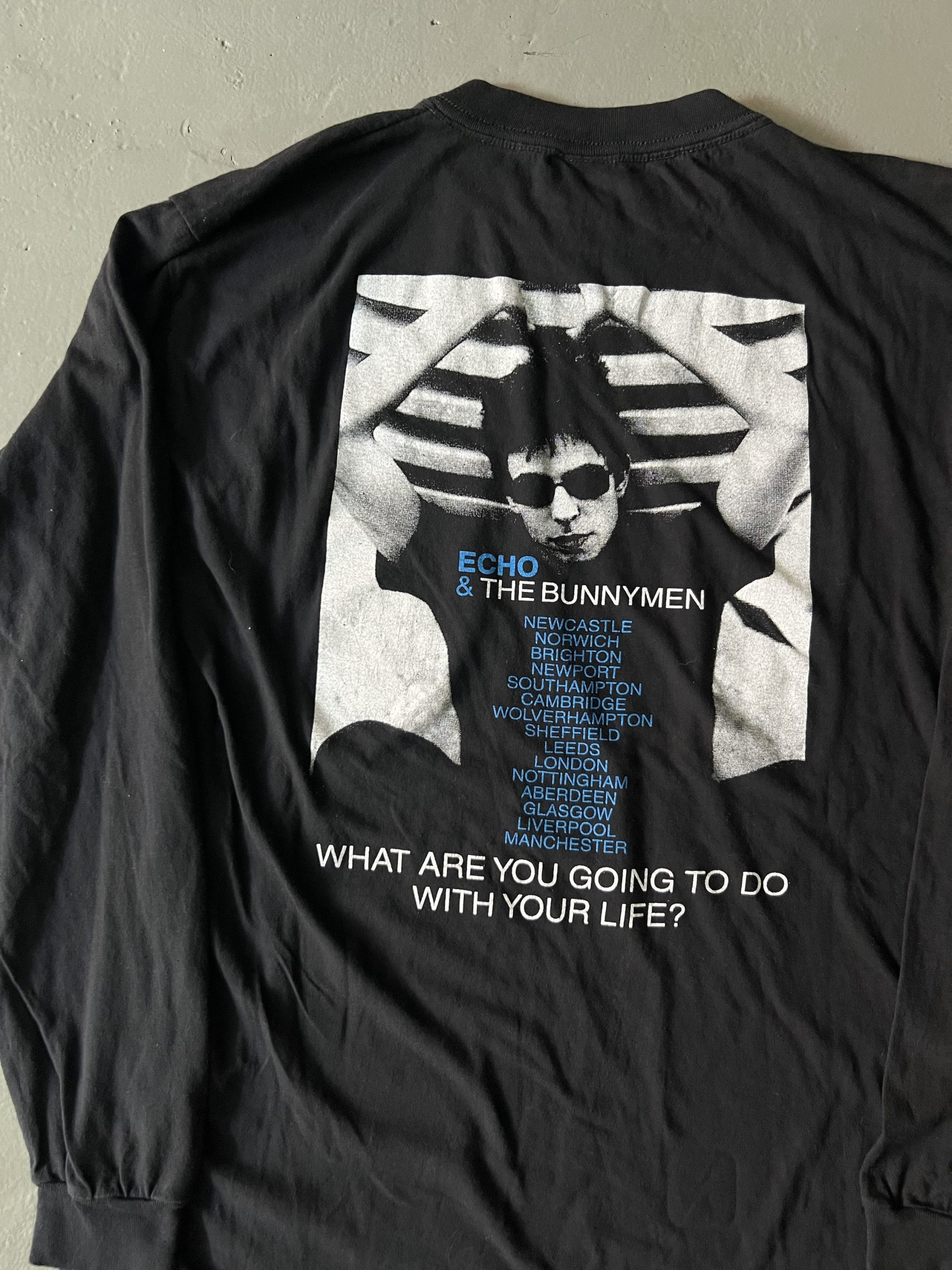 Vintage 1999 Echo & the Bunnymen What Are You Going To Do with Your Life? Euro Tour Long Sleeve - Image 6