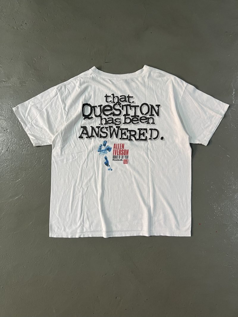 Vintage ‘90s Vintage Allen Iverson ROTY Tee by Reebok - Image 2