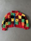 JW Anderson Inspired Multicolor Crochet Cardigan