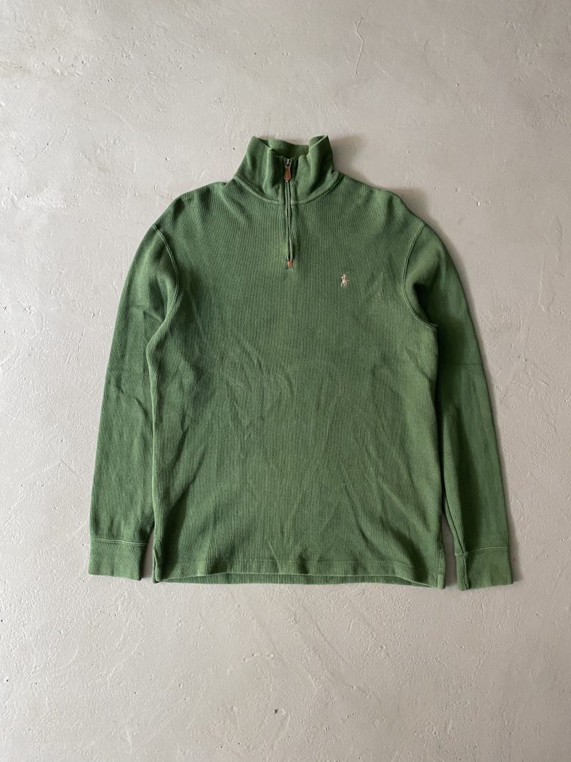 Vintage Ralph Lauren Green Quarter Zip Pullover