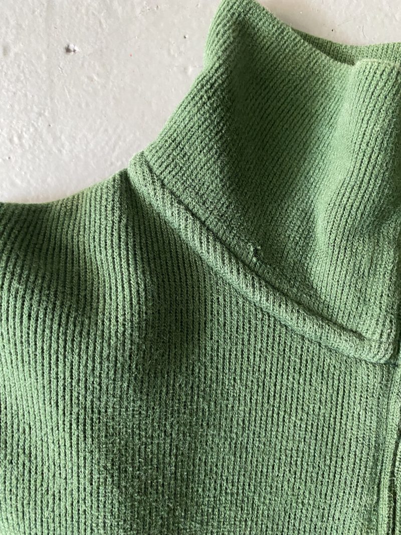 Vintage Ralph Lauren Green Quarter Zip Pullover - Image 2