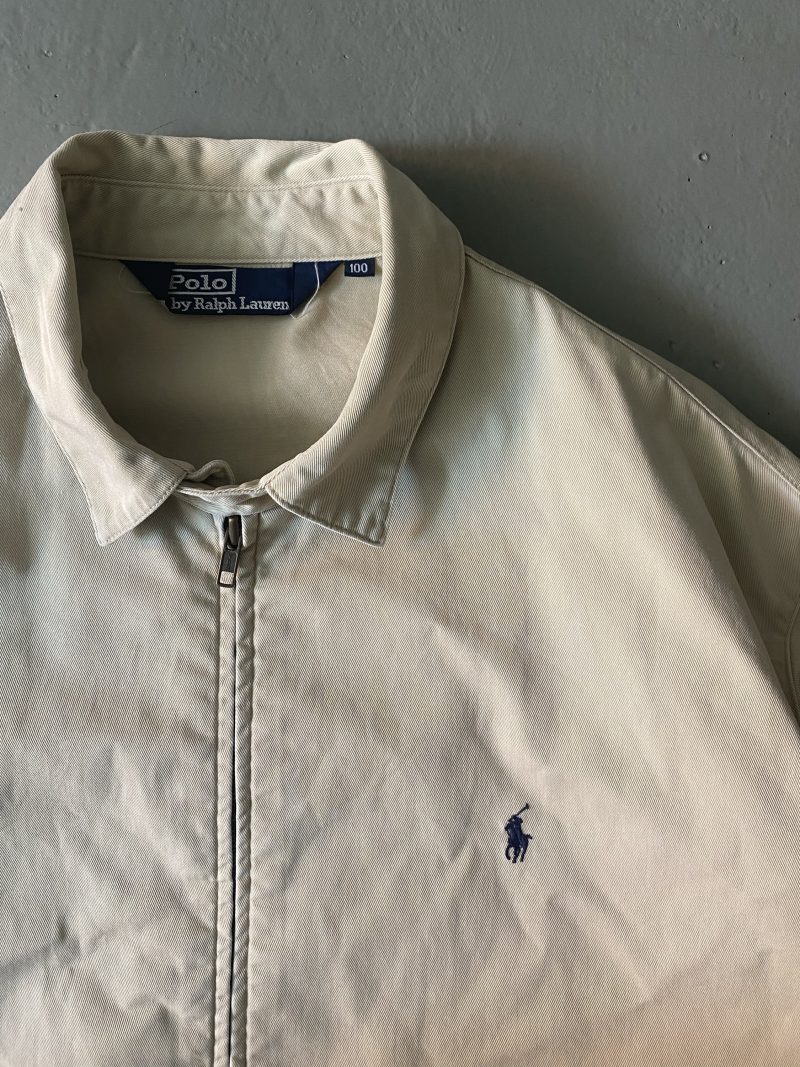 Vintage Ralph Lauren Beige Harrington Jacket - Image 2